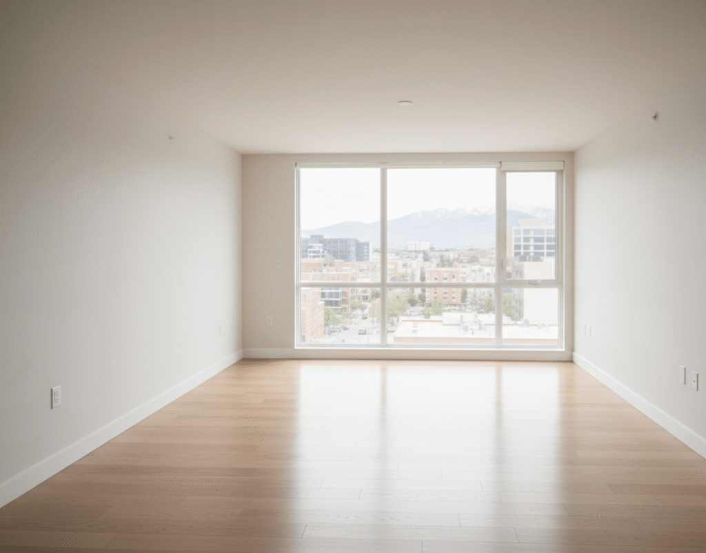 Move-out cleaning service in Castle Rock Colorado showing spotless empty home ready for inspection