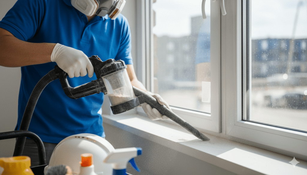 Post-construction cleaning services in Denver transforming dusty renovation sites into clean spaces
